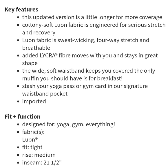 🍋Like New Lululemon Wunder Under Crop II - Picture 12 of 12